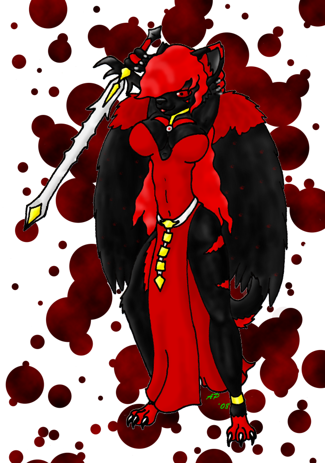 N'aara, Goddess Of Darkness by ShadowSpyro