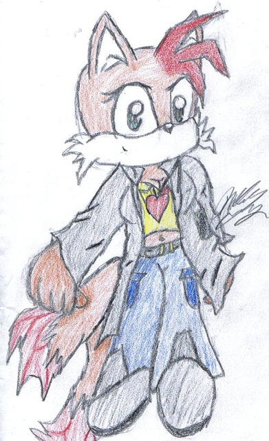 Ruby The Fox(request for knucklesgal) by ShadowSquall6789
