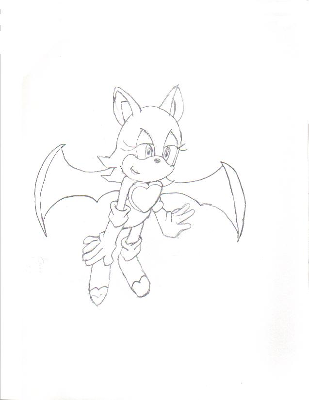 Flying Rouge ( sonic dynamite contest) by ShadowSummoner