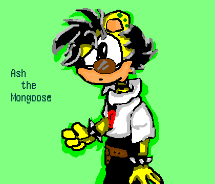 Ash the mongoose by Shadow_And_Knux_combined