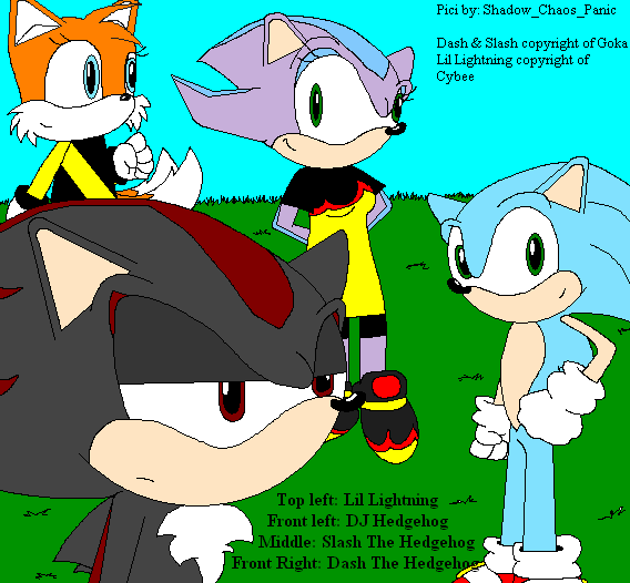 Sonic Kids Characters by Shadow_Chaos_Panic