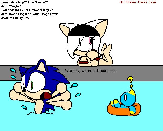 Why Sonic and Jaci never go to the pool together.. by Shadow_Chaos_Panic
