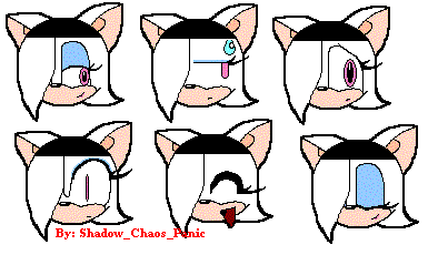Jaci Expressions done on MSpaint by Shadow_Chaos_Panic