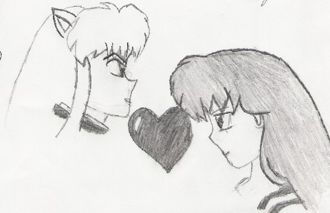 Inuyasha,Kagome,and a Heart? by Shadow_Dragon