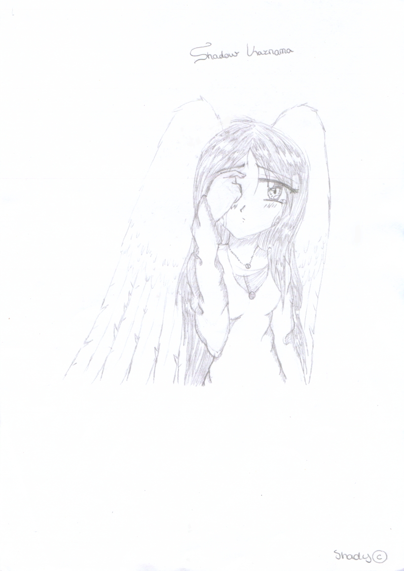 Angel / Goth girl by Shadow_kaznama