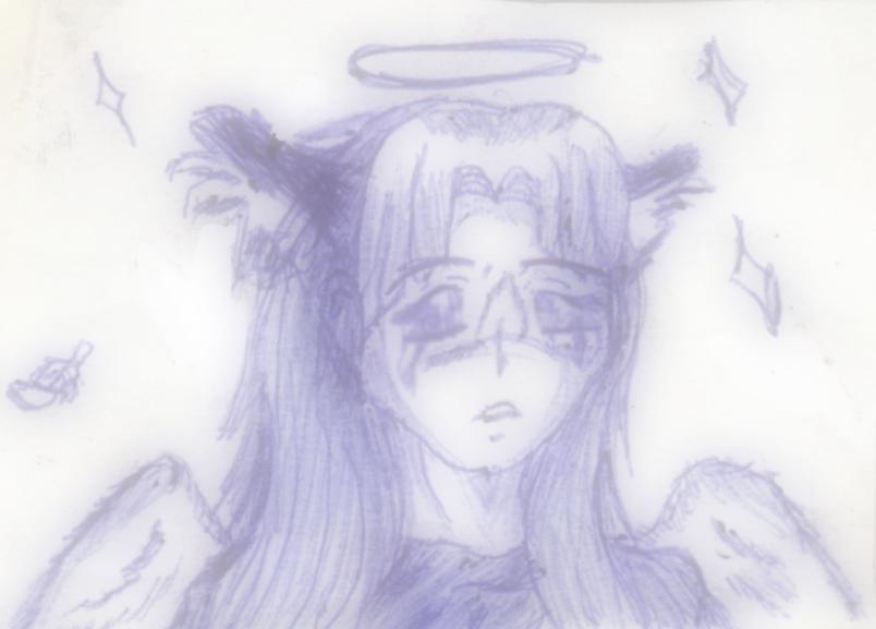 Crying Neko Girl Angel by Shadow_of_the_doubt_Dechibinat