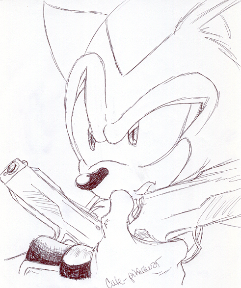 shadow with gunz by Shadow_the_Hedgehog_4ever