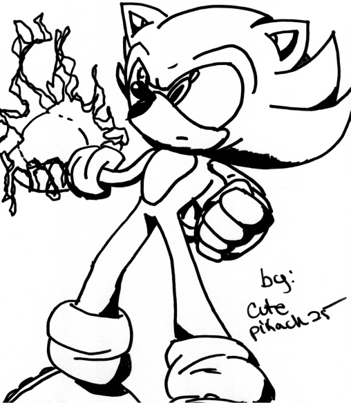 Static using his elemental power by Shadow_the_Hedgehog_4ever