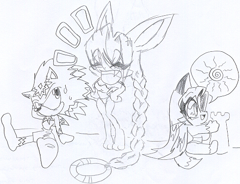 Chibi Peridot, Rogue, and Joyce Jr. by Shadow_the_Hedgehog_4ever