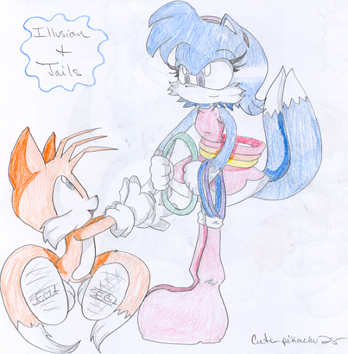 CrazGremlin's Request-Illusion and Tails by Shadow_the_Hedgehog_4ever