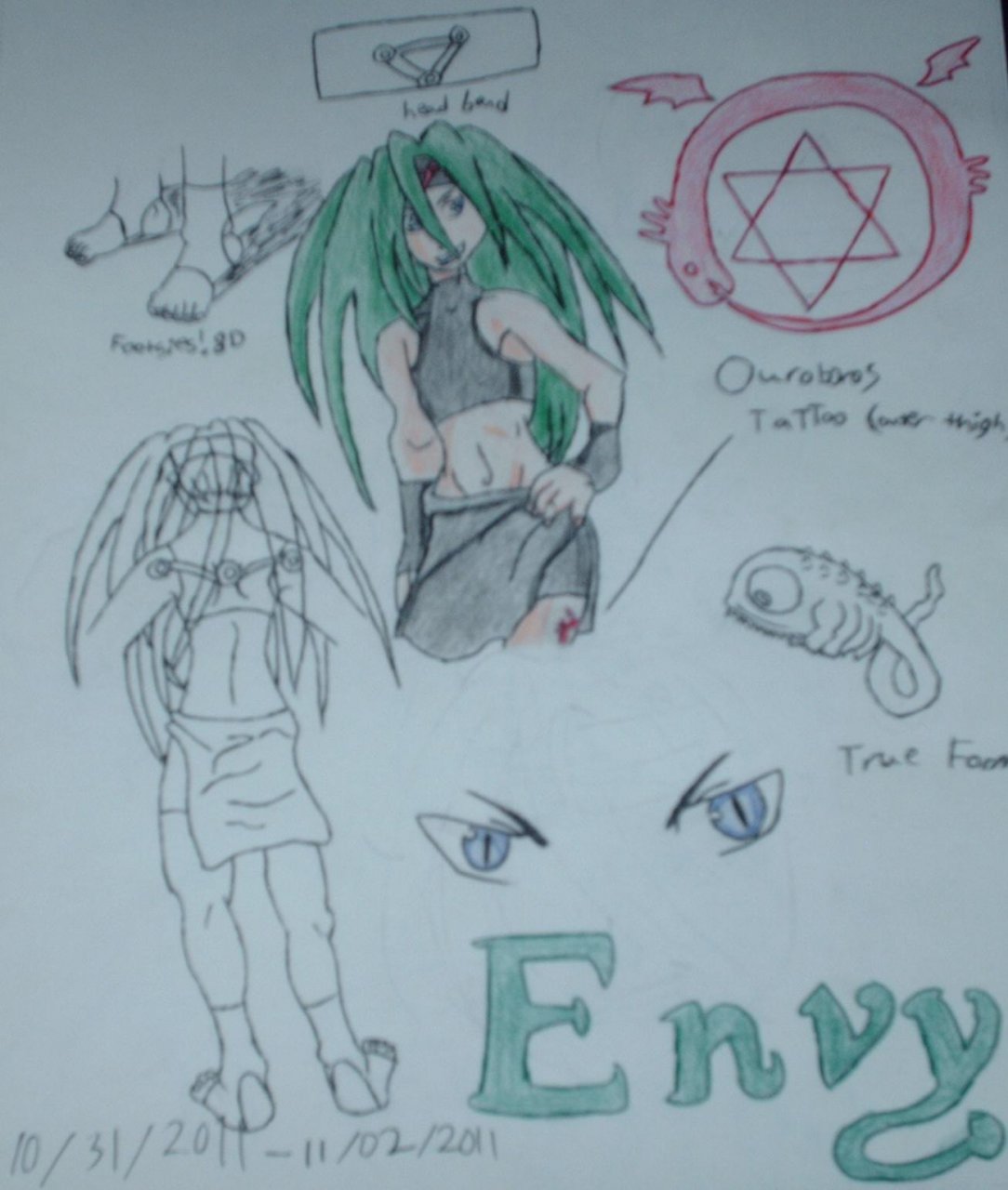 Envy Study by Shadowclan-Mudears