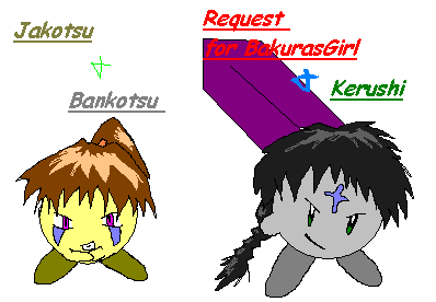 Jakotsu and Bankotsu Kirbies by Shadowkat_116