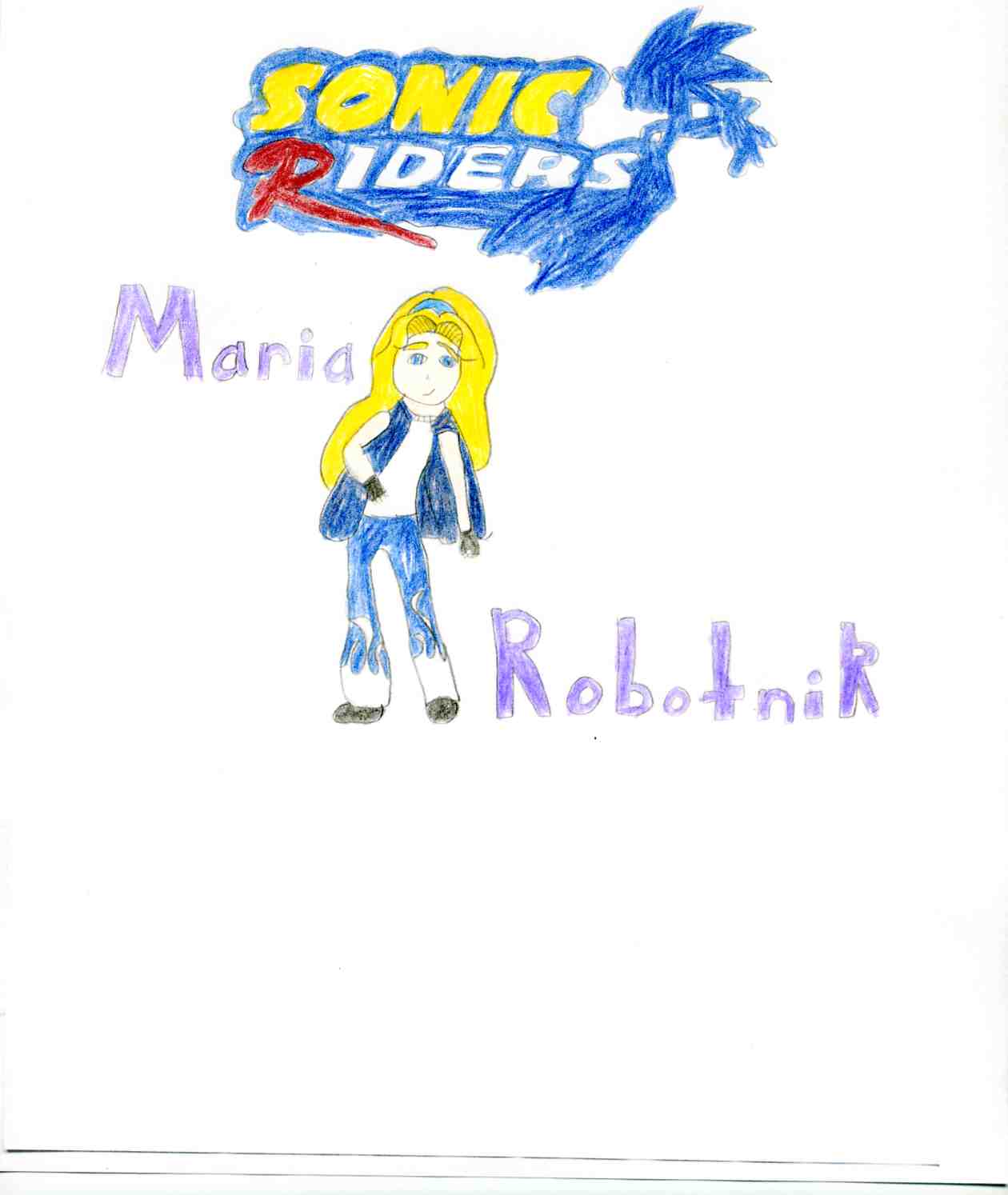 Maria Sonic Riders style by Shadowlover8