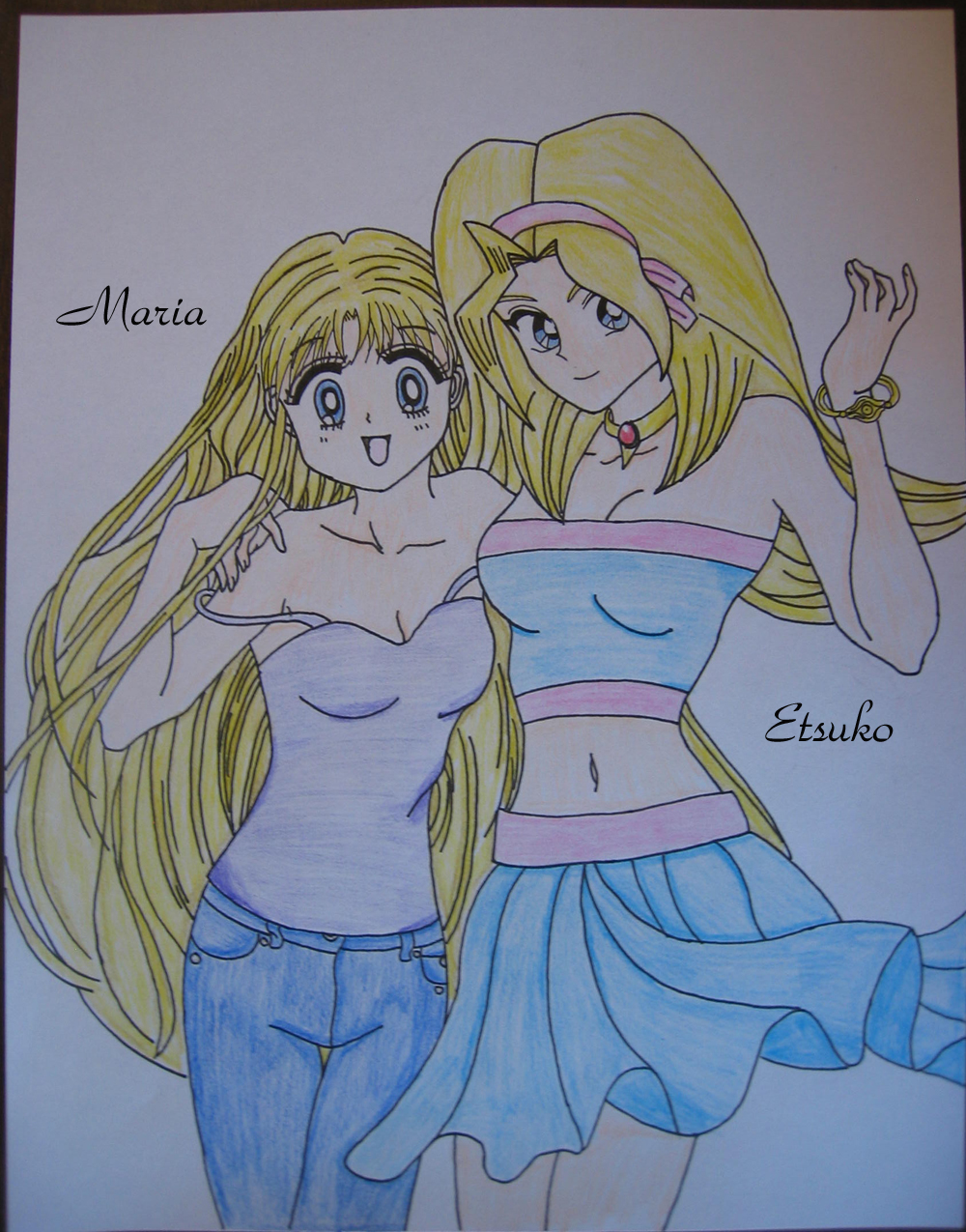 Maria and Etsuko by Shadowlover8