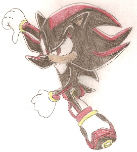 Shadow (colored) by Shadowthe_hedgehog