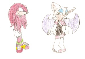 Knuckles and Rouge for Knux_and_Rouge_fan by Shadowthe_hedgehog