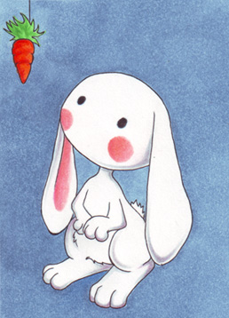 Bunny - ACEO by Shaggai
