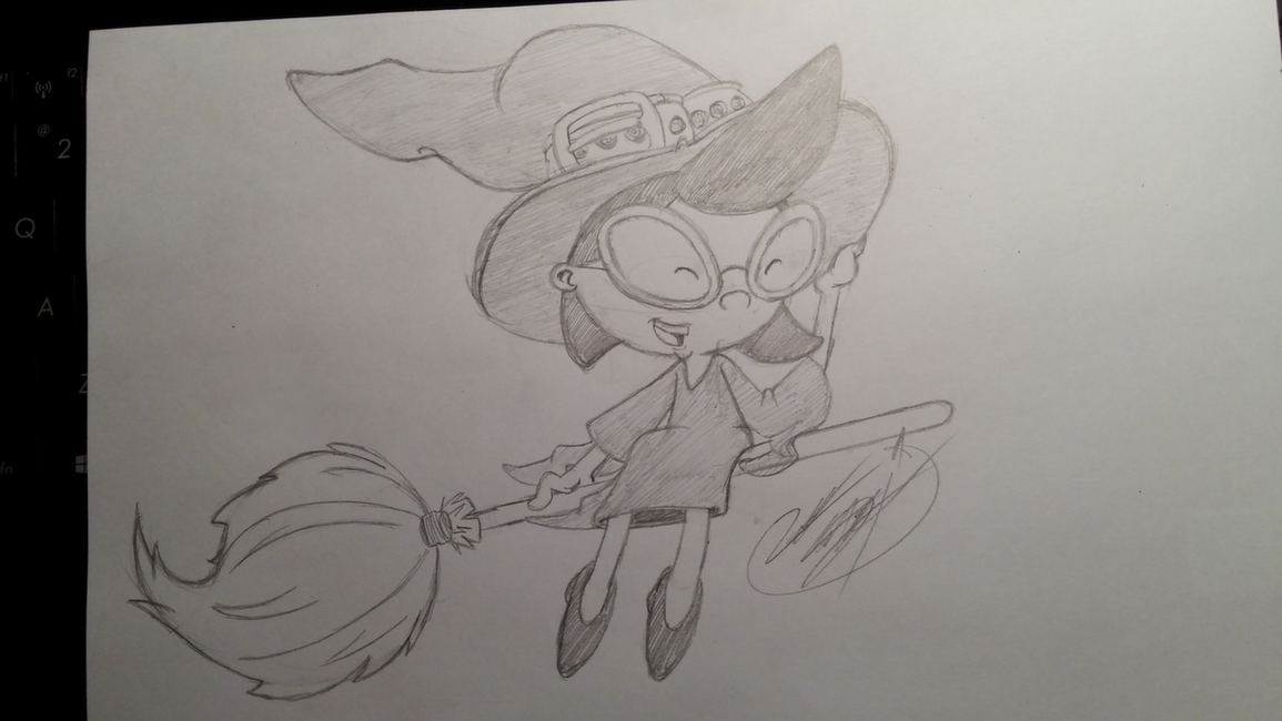 Phoebe makes a cute witch by ShamefulMetaphors