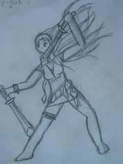 swordy girl by ShamroX