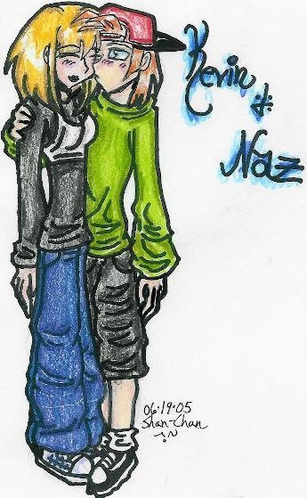 Naz & Kevin *Caught in the Hallway* by Shan-chan