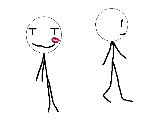 A stick Figures first kiss (If they enjoy it) by Shanu