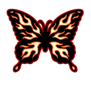 fiery butterfly of doooooooom by Shearay752