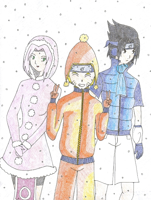 Team 7 on a snowy day by Sheena_X_Zelos