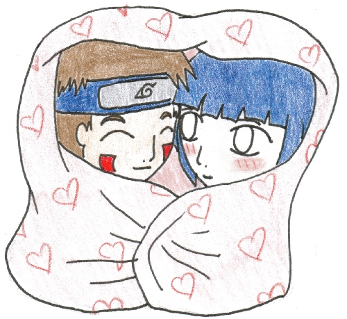 Chibis in a blanket for Horohorosfangirl by Sheena_X_Zelos