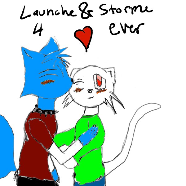 Launche and Storme(request) by Sherah-chan_Iam