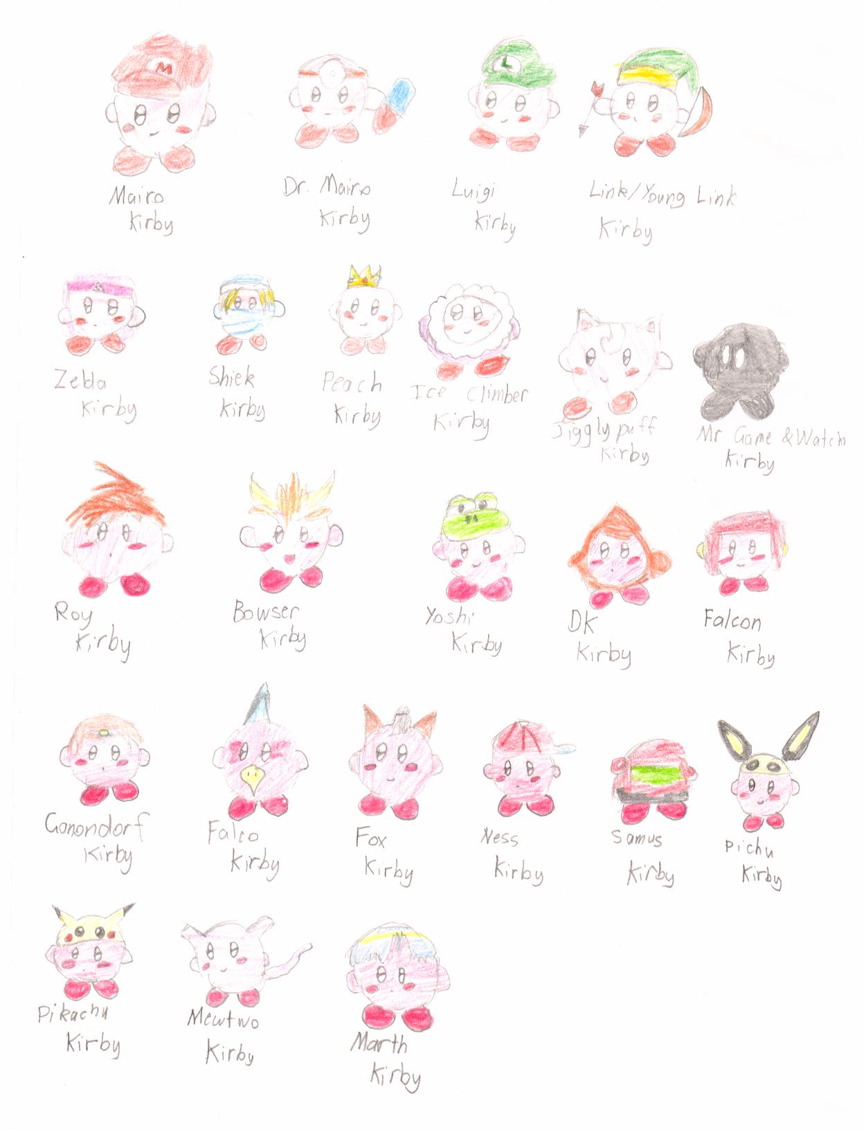 So many Kirby's! by Shiina
