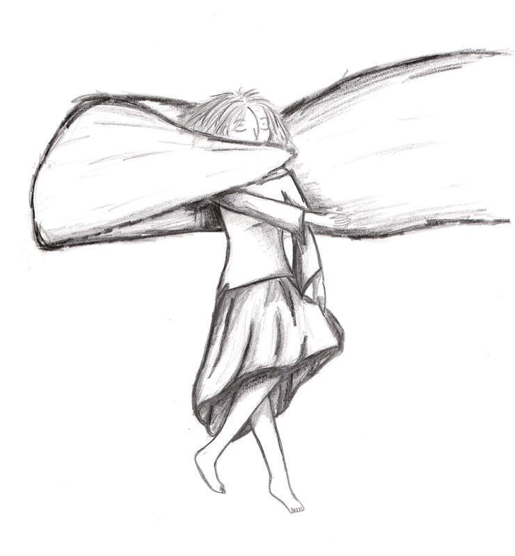 Alley Wings Dancing by Shika