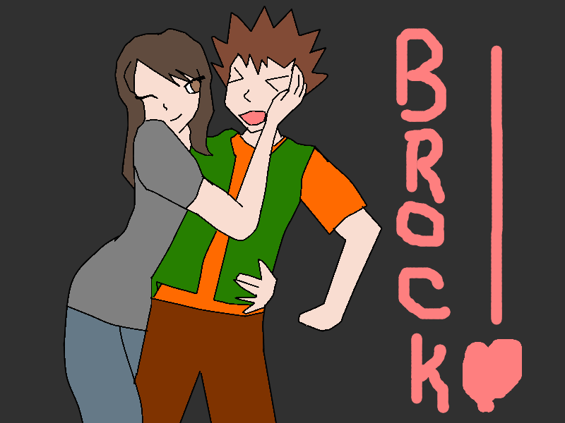 me and brock rofl by Shika4evr