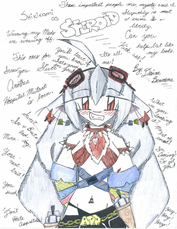 Steroid Blusshing(Shiki inverted into hospital mut by Shikikami