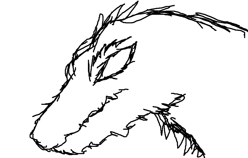 Zilla lineart pt1 by Shimmer