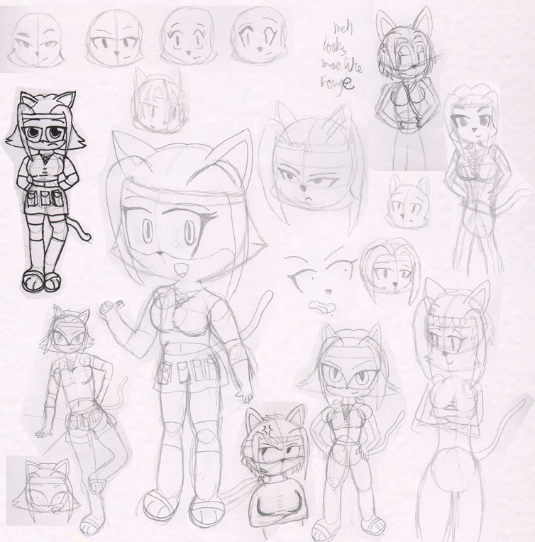 Kairina first sketches by ShinKosai