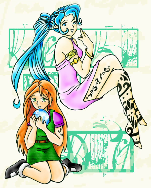 Shiva and Sara by Shinigami-no-Kaze
