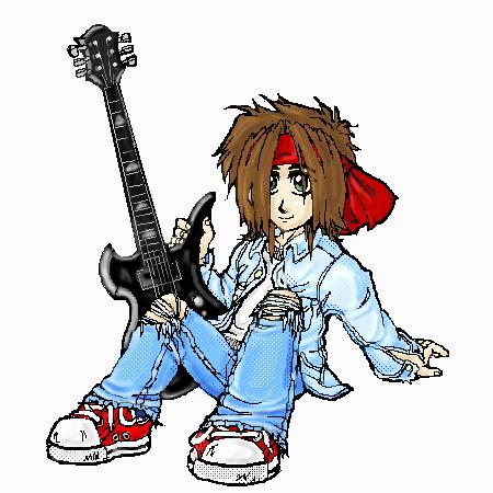 Corey wit' a guitar... by Shinigami