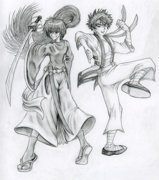A Kenshin&Sano collab. by Shinigami