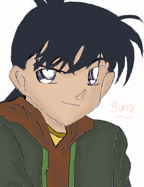 (colored) Conan or Shinchi? by Shinigami_soul