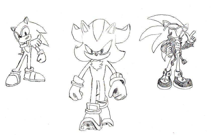 Sonic, Shadow and Scourge by Shinkenstein