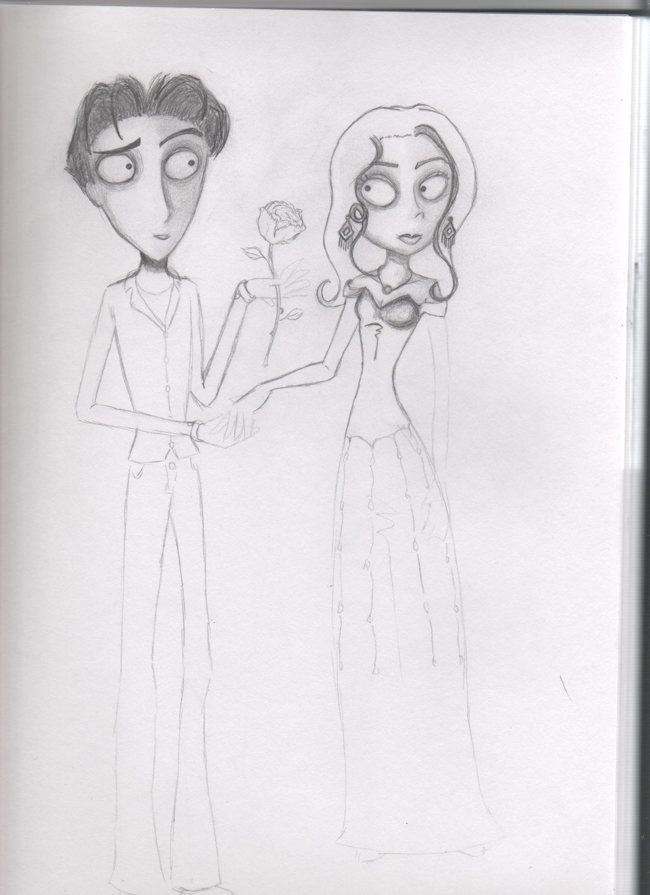Corpse Bride themed pic by Shinkies