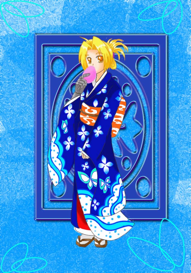 Ed?! Kimono?! by Shiriko