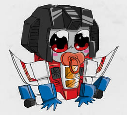 Baby Starscream by ShiroiNeko1989