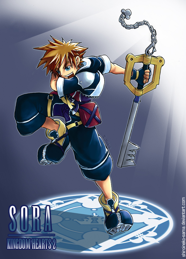 KH2:Sora by ShiroiNeko1989