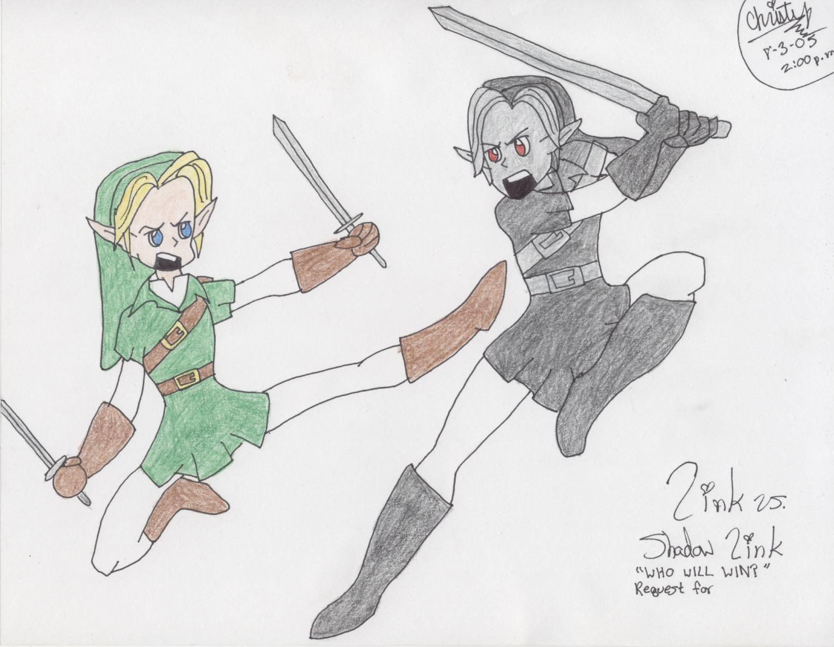 Link vs. Shadow Link (request) by Shiv_Freak