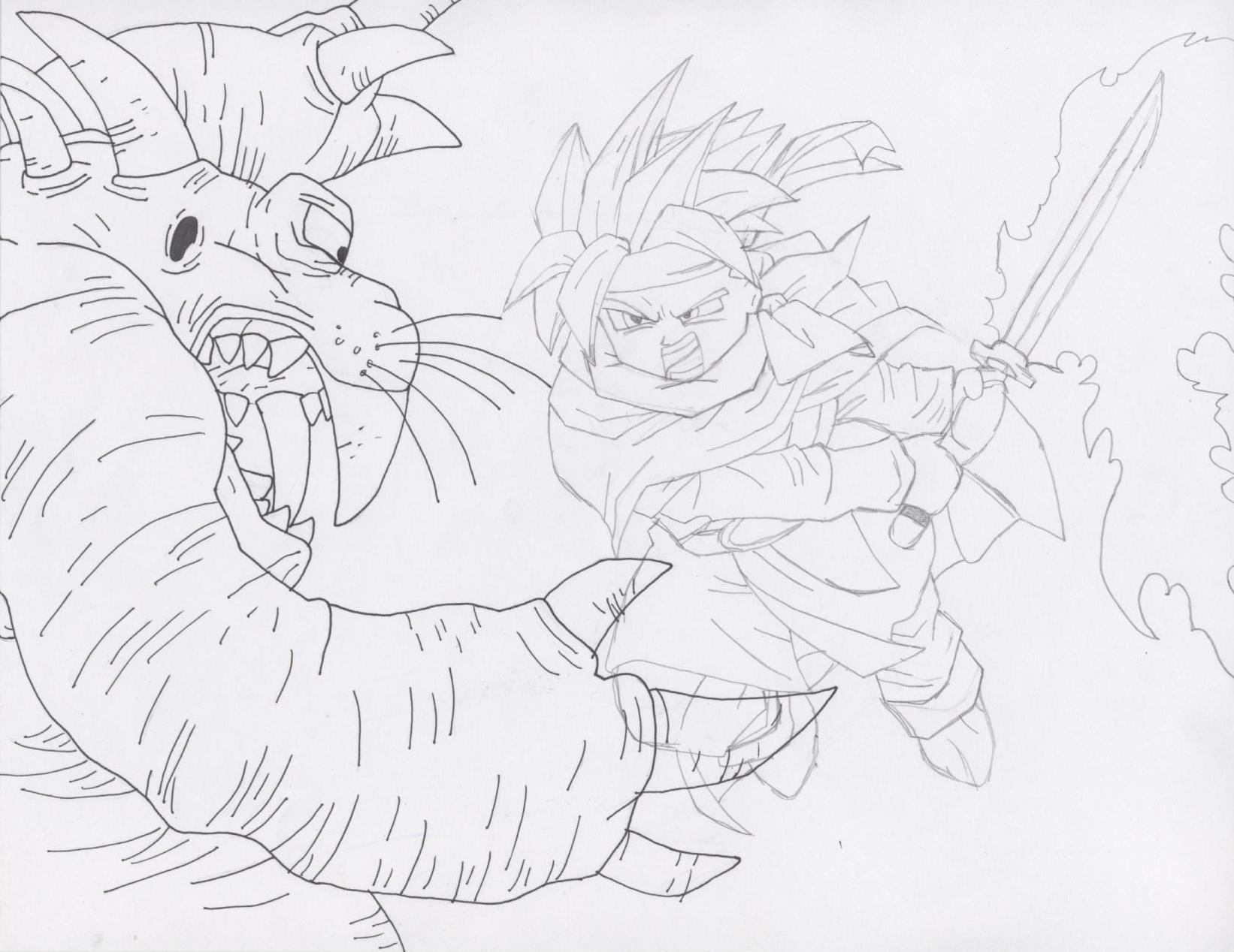 CT Cover (stage 2) *Crono pencilling* by Shiv_Freak
