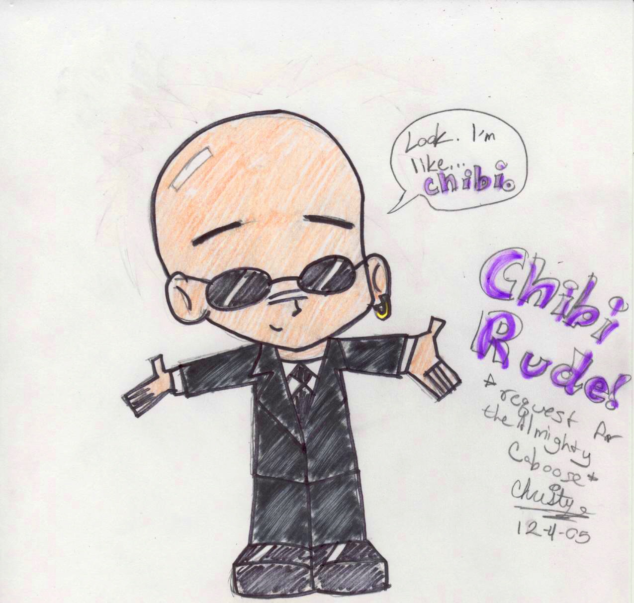 Chibi Rude! ^_^ *request for TheAlmightyCaboose* by Shiv_Freak