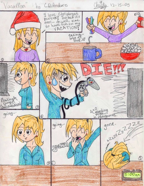 Christmas Vacation *comic* (colored) by Shiv_Freak