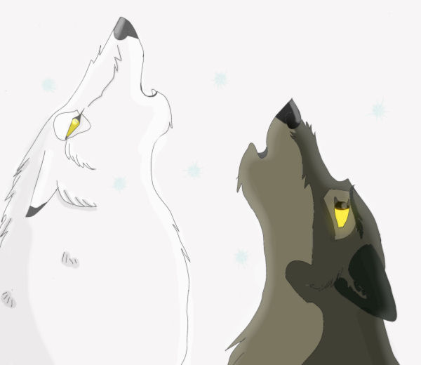 Balto And White Wolf Howl by ShowNoMercy
