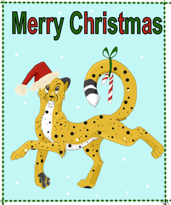 Christmas Cheetah by ShowNoMercy